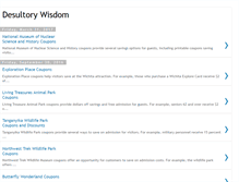 Tablet Screenshot of desultorywisdom.blogspot.com