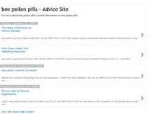 Tablet Screenshot of bee-pollen-pills-latest-news-blog.blogspot.com