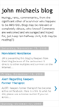 Mobile Screenshot of john-michaels-blog.blogspot.com