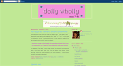 Desktop Screenshot of dollywholly.blogspot.com