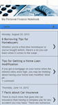 Mobile Screenshot of mypersonalfinancenotebook.blogspot.com