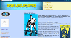 Desktop Screenshot of luchalibreargentina.blogspot.com