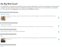 Tablet Screenshot of mybigredcouch.blogspot.com