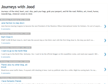 Tablet Screenshot of journeyswithjood.blogspot.com