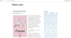 Desktop Screenshot of paivikinjuttu.blogspot.com