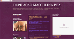 Desktop Screenshot of depilacaomasculinapoa.blogspot.com