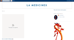 Desktop Screenshot of lamedicinex.blogspot.com