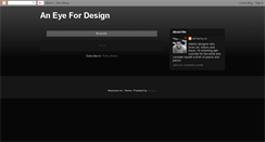 Desktop Screenshot of an-eye-for-design.blogspot.com