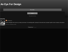 Tablet Screenshot of an-eye-for-design.blogspot.com