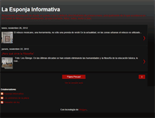 Tablet Screenshot of laesponja-informativa.blogspot.com