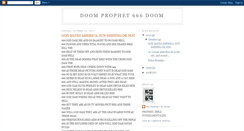 Desktop Screenshot of doom666prophet.blogspot.com