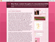 Tablet Screenshot of missreaddiva.blogspot.com