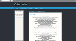 Desktop Screenshot of coisaminhacoisanossa.blogspot.com