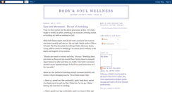 Desktop Screenshot of bodysoulwellness.blogspot.com