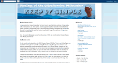 Desktop Screenshot of keepitsimple-ajw.blogspot.com