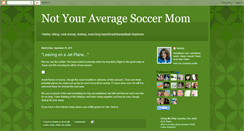 Desktop Screenshot of imnotyouraveragesoccermom.blogspot.com