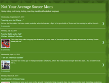 Tablet Screenshot of imnotyouraveragesoccermom.blogspot.com