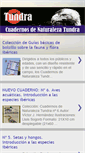 Mobile Screenshot of cuadernosdenaturalezatundra.blogspot.com