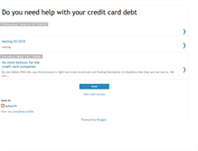 Tablet Screenshot of dealingwithyourdebt.blogspot.com