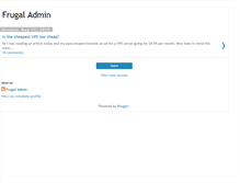 Tablet Screenshot of frugaladmin.blogspot.com