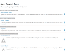 Tablet Screenshot of mrsbauersbuzz.blogspot.com