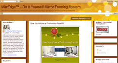 Desktop Screenshot of diymirrorframing.blogspot.com
