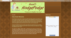 Desktop Screenshot of hazels-hodge-podge.blogspot.com