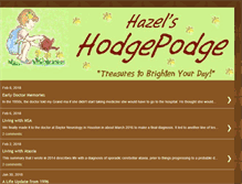 Tablet Screenshot of hazels-hodge-podge.blogspot.com