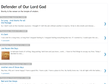 Tablet Screenshot of defenderofourlordgod.blogspot.com