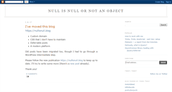 Desktop Screenshot of nullisnull.blogspot.com