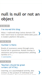 Mobile Screenshot of nullisnull.blogspot.com