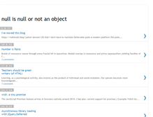 Tablet Screenshot of nullisnull.blogspot.com