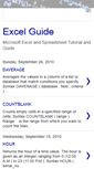 Mobile Screenshot of guideexcel.blogspot.com