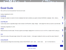 Tablet Screenshot of guideexcel.blogspot.com