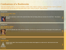 Tablet Screenshot of confessions-of-a-bookworm.blogspot.com