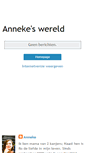 Mobile Screenshot of annekeswereld.blogspot.com