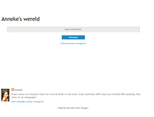 Tablet Screenshot of annekeswereld.blogspot.com