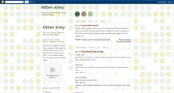 Desktop Screenshot of kittenarmy.blogspot.com