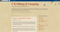 Desktop Screenshot of ckhiking.blogspot.com