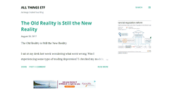 Desktop Screenshot of allthingsetf.blogspot.com