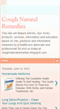 Mobile Screenshot of coughnaturalremedies.blogspot.com