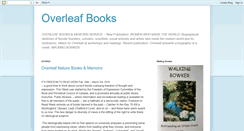 Desktop Screenshot of overleafbooks.blogspot.com