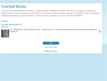 Tablet Screenshot of overleafbooks.blogspot.com