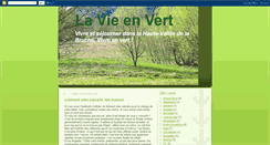 Desktop Screenshot of lavieenvert-hvbruche.blogspot.com