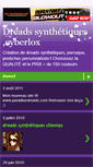Mobile Screenshot of dreads-synthetiques-wool.blogspot.com