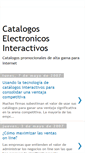 Mobile Screenshot of catalogoselectronicosinteractivos.blogspot.com