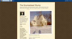 Desktop Screenshot of gnomesteadstump.blogspot.com
