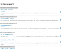 Tablet Screenshot of highwaystarz.blogspot.com