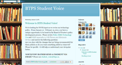 Desktop Screenshot of btpsstudentvoice.blogspot.com