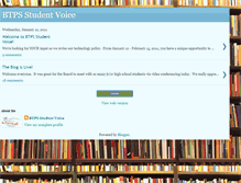 Tablet Screenshot of btpsstudentvoice.blogspot.com